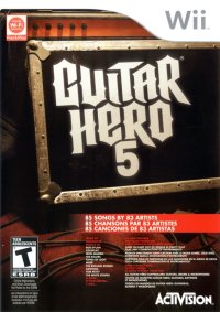 Guitar Hero 5 Wii US box art